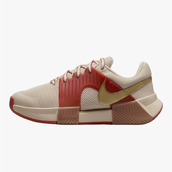Nike Women's 9 GP Challenge 1 PRM Hard Court Tennis Shoes (FQ3164-103) Gold Rust